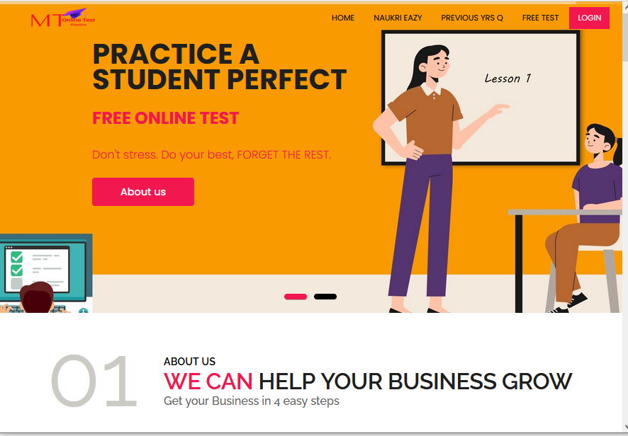 mock-test-website